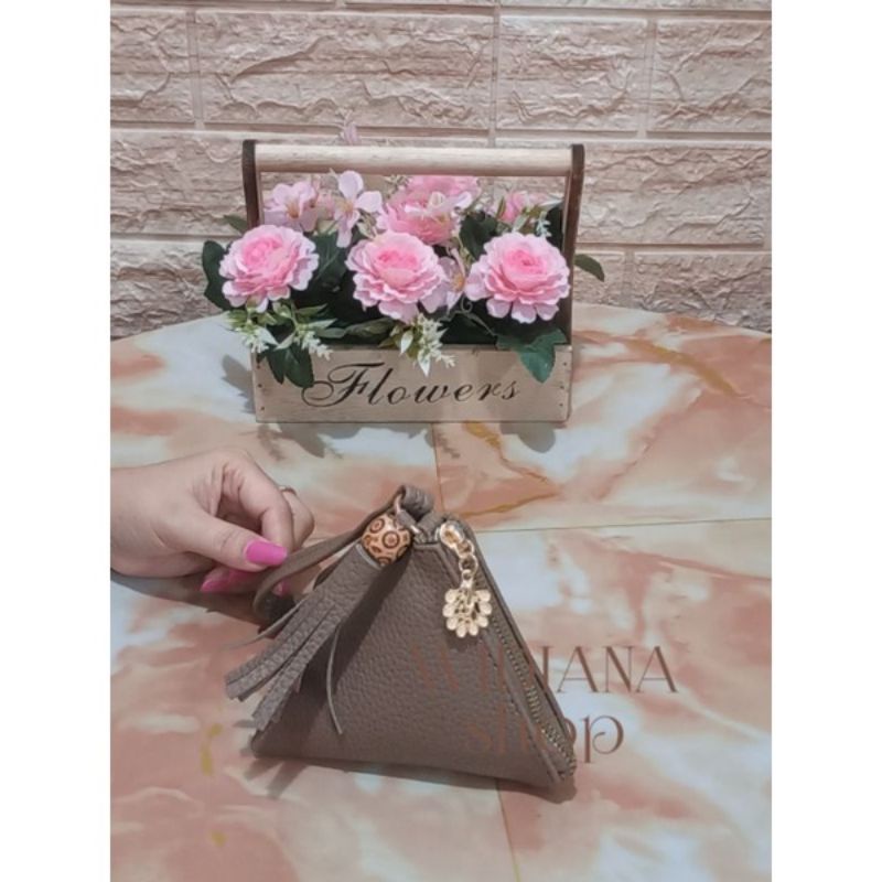 Dompet Wanita Papirut Koin Gundu Terlaris WIDIANA Terbaru COD-Moka