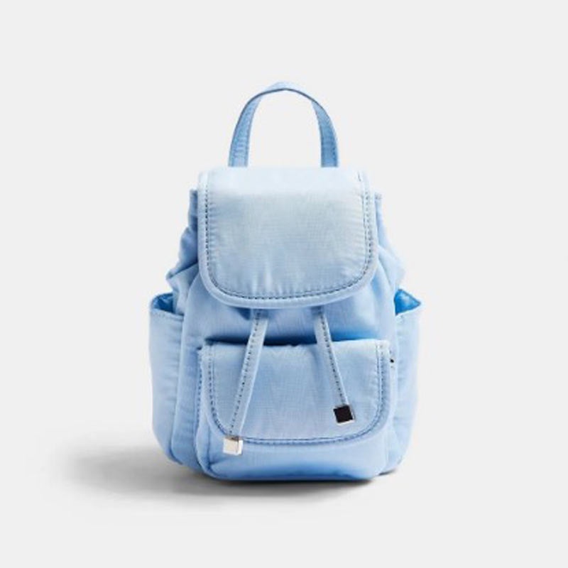 TOPSHOP Visma Blue Tas Backpack Wanita Branded