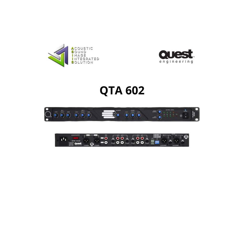 QTA602 Stereo Mixer Pre -amp