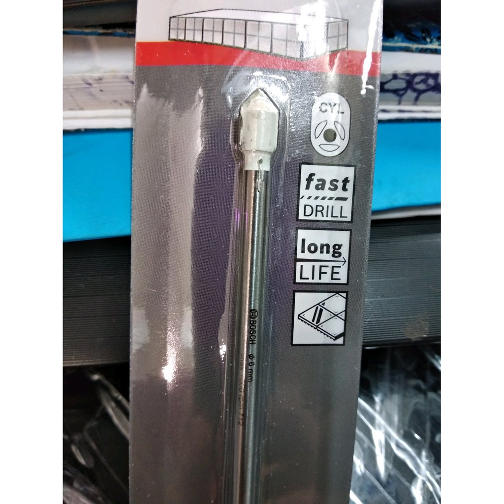 MATA BOR KACA BOCH 6 MM - MATA BOR KACA MODEL TOMBAK 6MM