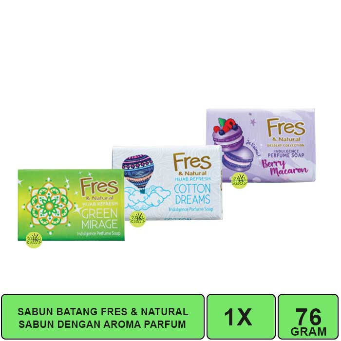 VS. FRES &amp; NATURAL SABUN BATANG AROMA PARFUM - 76 GRAM