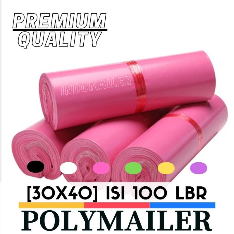 [30x40] 100 LBR PLASTIK POLYMAILER OLSHOP / PLASTIC PACKING ONLINE SHOP