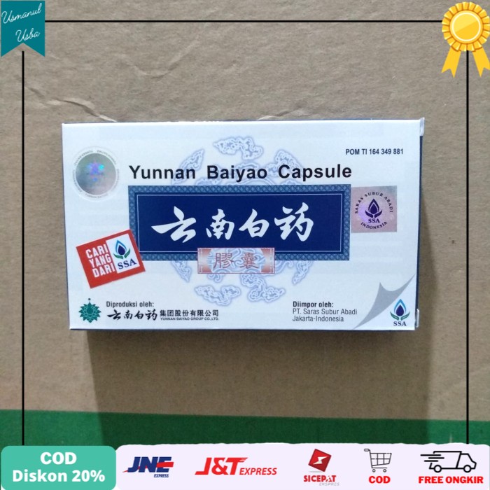 

◾COD◾ Yunnan baiyao kapsul luka dalam jatuh terpukul