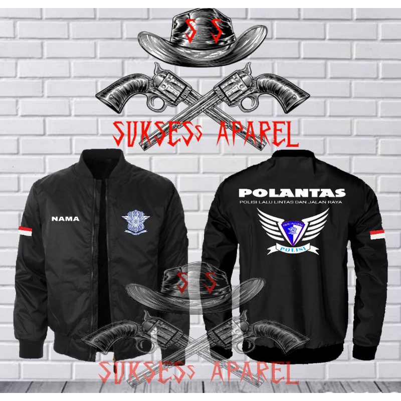 jaket polantas bomber/polisi lalulintas/polri