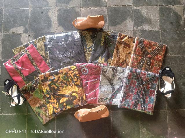 Kemeja Batik Prada Anjani Gold/panjang