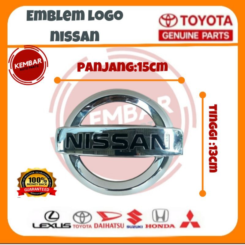 logo nissan original/ emblem logo nissan besar original