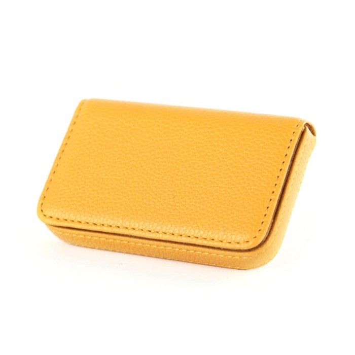 

Menakjubkan Leather Business Credit Id Card Holder Case Wallet (Yellow) Bagus