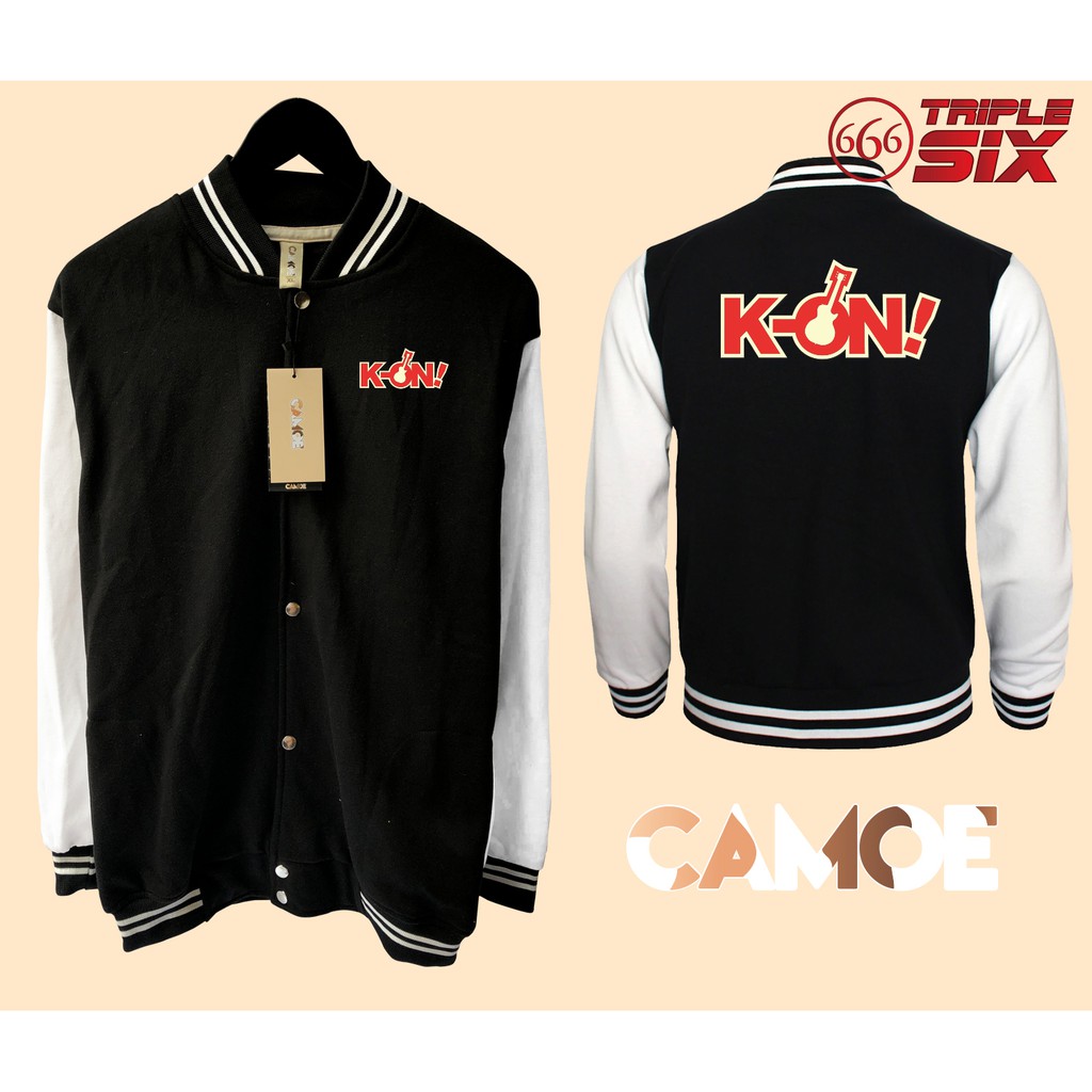 Jaket Baseball varsity Anime K On Logo
