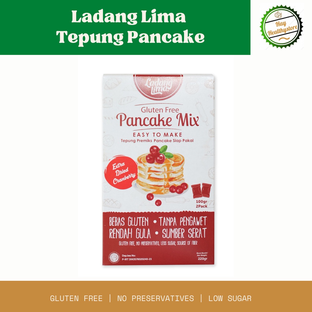 

Tepung pancake gluten free Ladang Lima