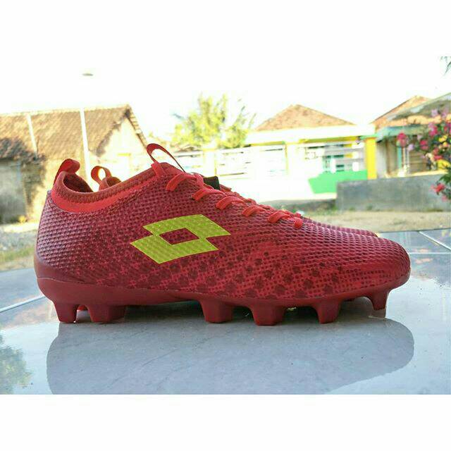 Sepatu Bola - LOTTO - Spark Fg - Solar/ Red / Yellow