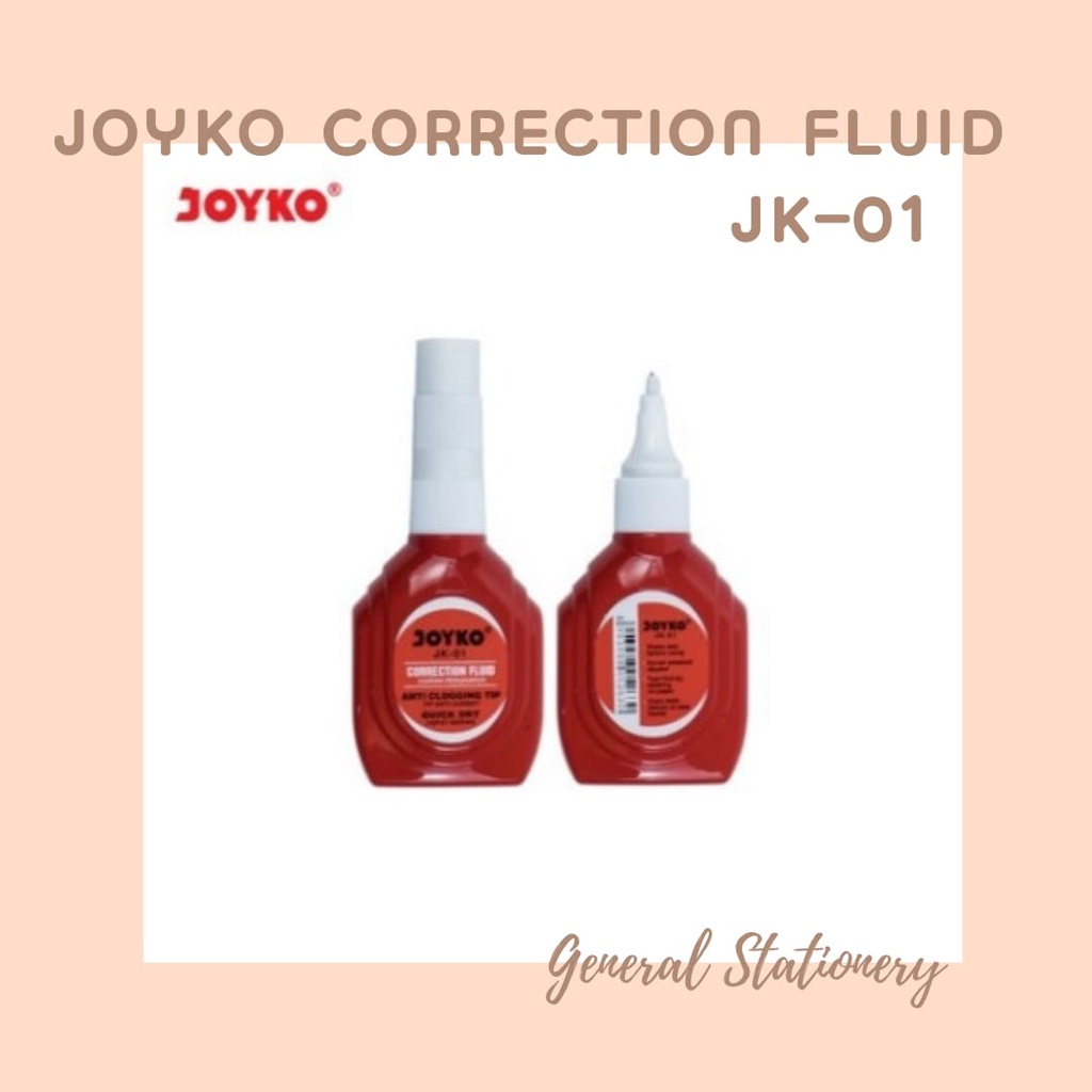 

Joyko Corecction Fluid JK-01 / Joyko Tip X Cair JK-01