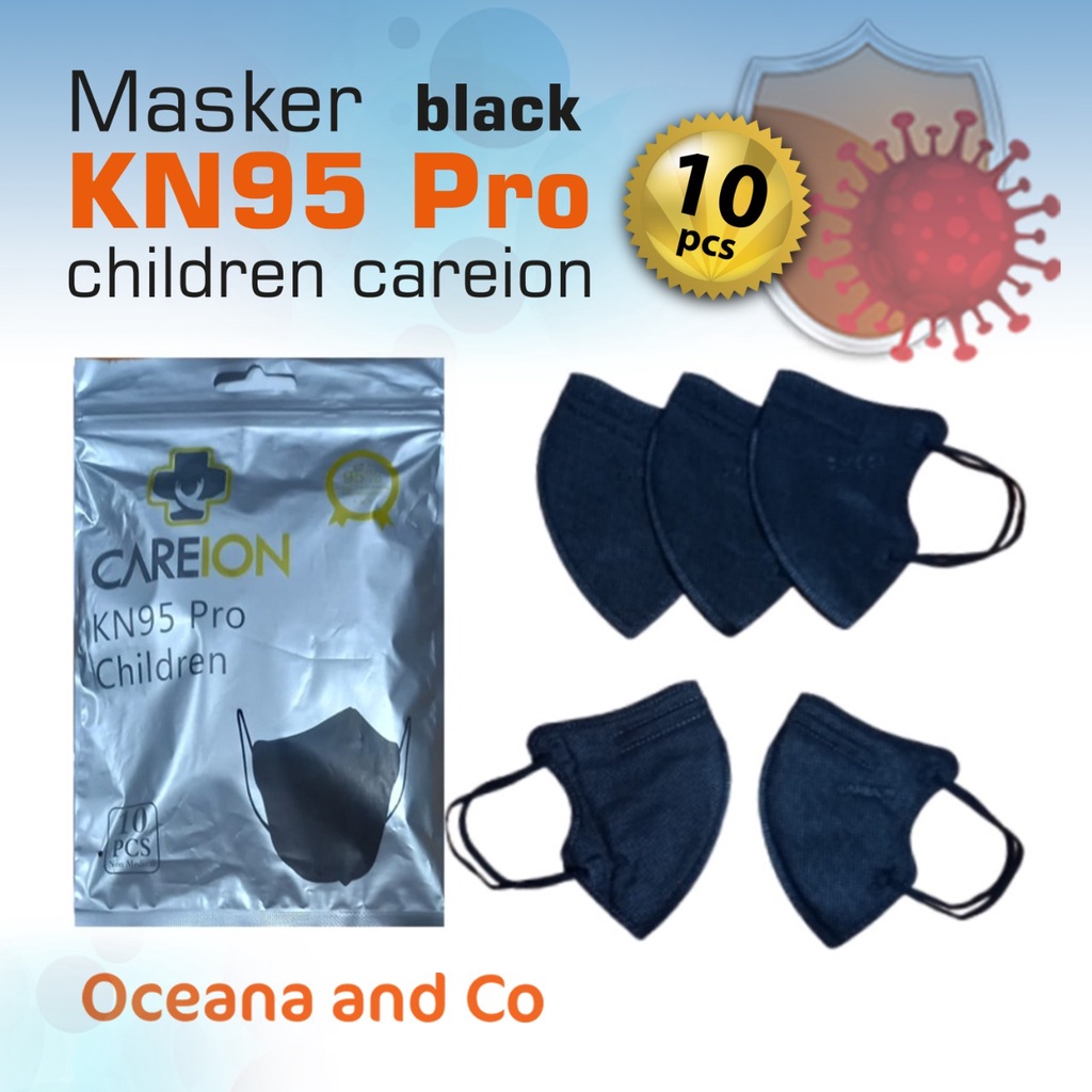 CAREION MASKER KN95 PRO CHILDREN WARNA 5PLY ISI 10 PCS