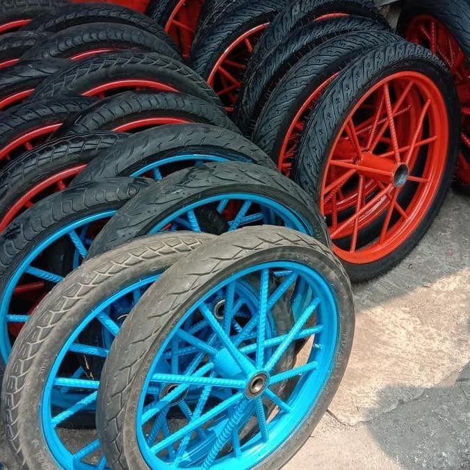 HOT PROMO roda gerobak 1set ruji besi 8 besar