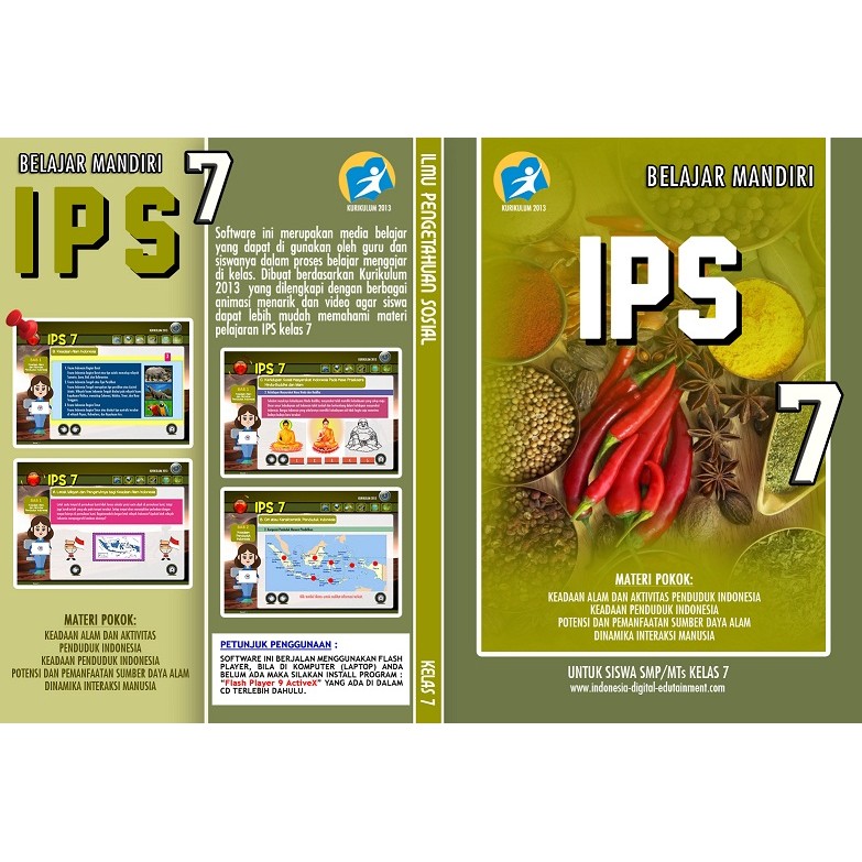 CD Belajar IPS kelas 7 Kurikulum 2013
