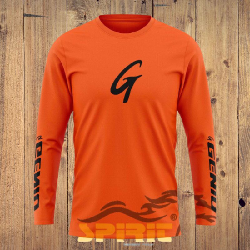 KAOS SEPEDA GENIO LENGAN PANJANG PRIA/WANITA