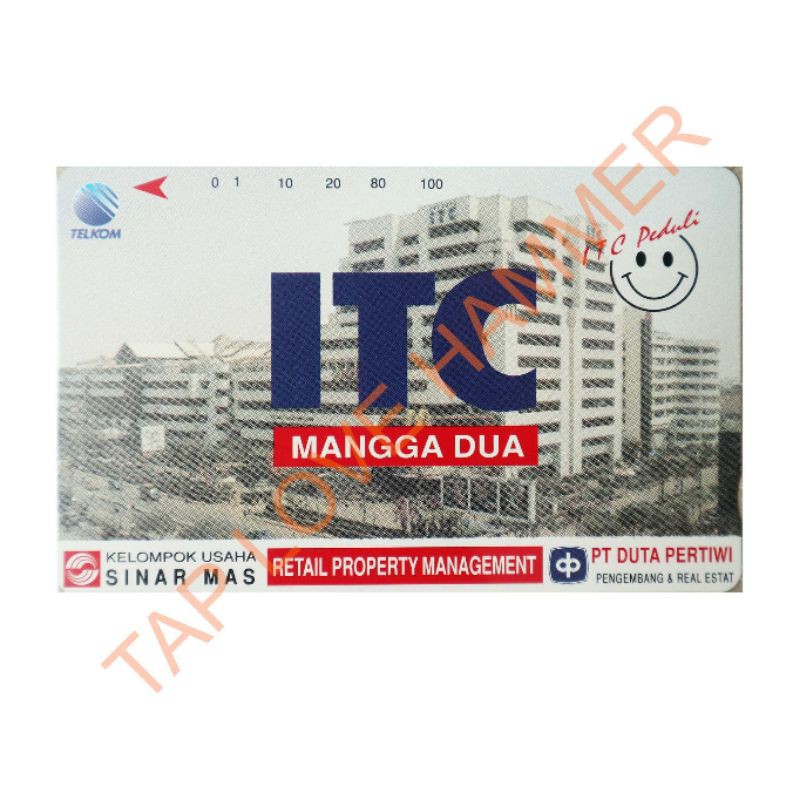 Koleksi Kartu Telepon Iklan Magnetik Indonesia- ITC Mangga Dua