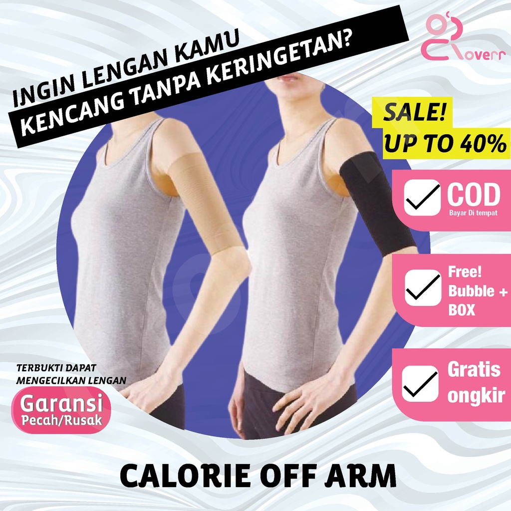 Korset Corset Khorset Corcet Deker Alat Pengecil Pelangsing Pembakar Lengan Tangan Calorie Off Arm Wanita Original