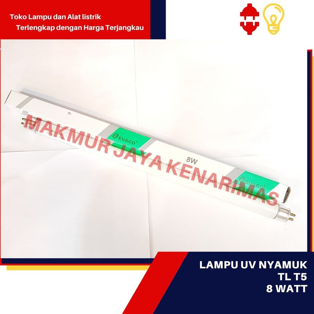 Lampu Nyamuk 8W BL/Lampu TL T5 Nyamuk 8W/Refill Lampu Nyamuk 8W Murah