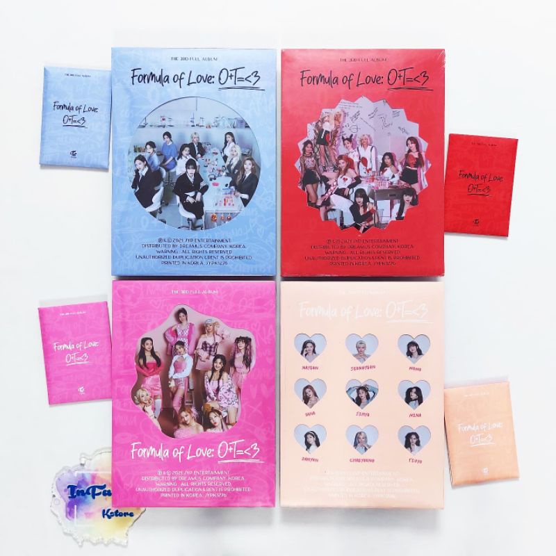 [READY] Twice 3rd Album < Formula of Love: O+T=<3 >