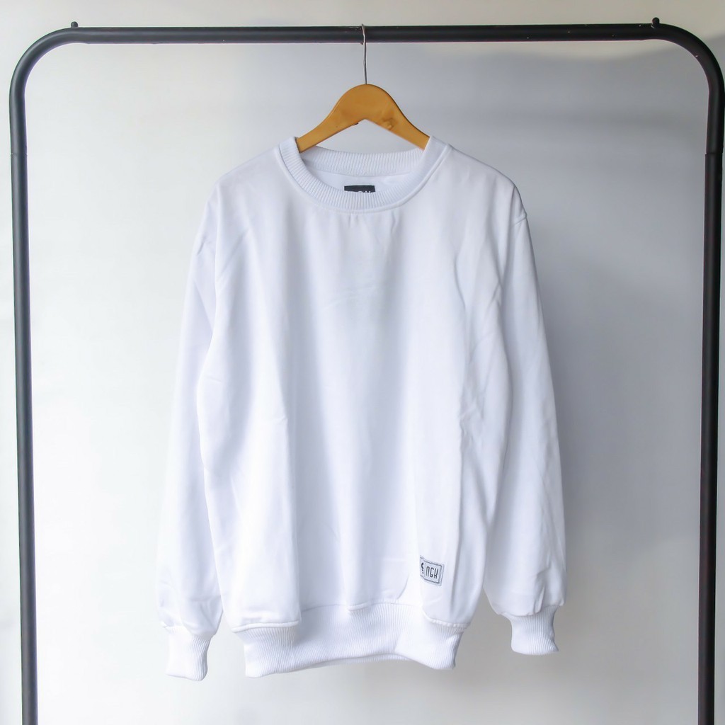 [PREMIUM] Basic Sweater POLOS GROSIR Crewneck Sweatshirt Pria Wanita