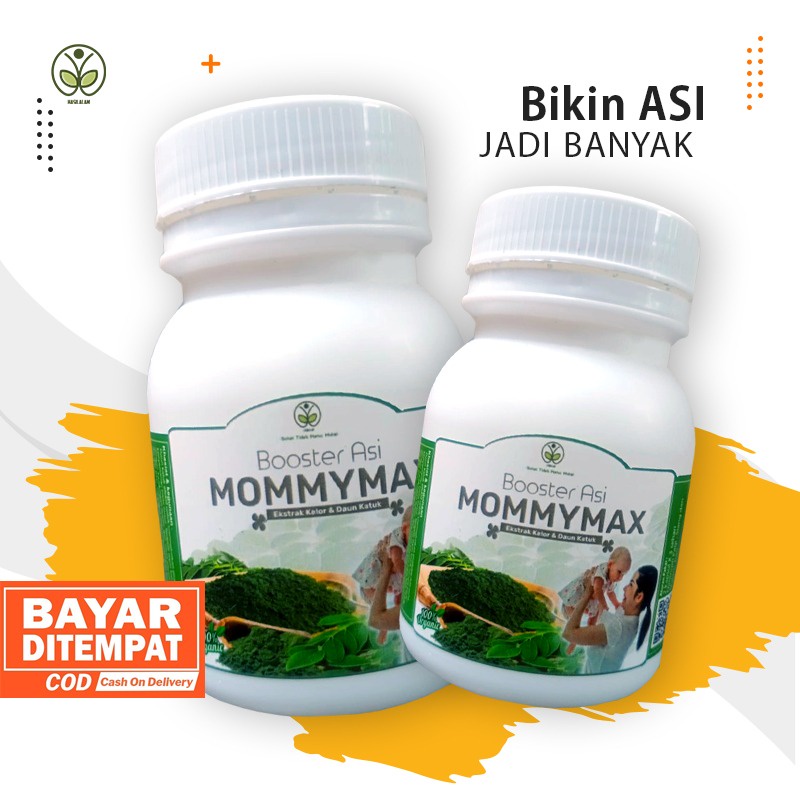Mommymax Pelancar Asi Suplemen Ibu Menyusui Kapsul Booster Breastfeeding Support Ekstrak Herbal Daun Katuk Kelor Ampuh Isi 50 Murah Pengental Air Susu Ibu