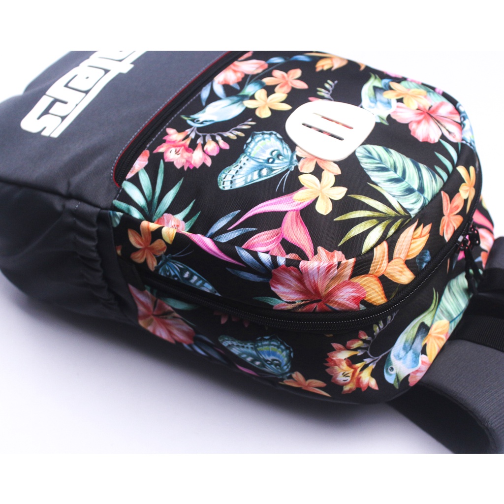 TAS RANSEL SKATERS VG093 ABU FLORAL PINK