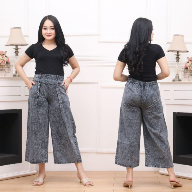 Paula kulot jeans jumbo Kulot jeans jumbo kekinian Kulot