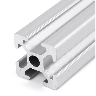 Aluminium Profile V-Slot 2020 Panjang 30cm Extrusion Silver Uk. 30 cm