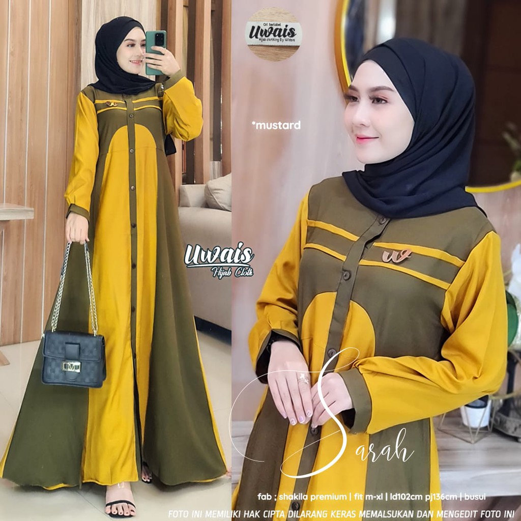 UWAIS GAMIS ORIGINAL | SARAH DRESS NEW ARRIVAL
