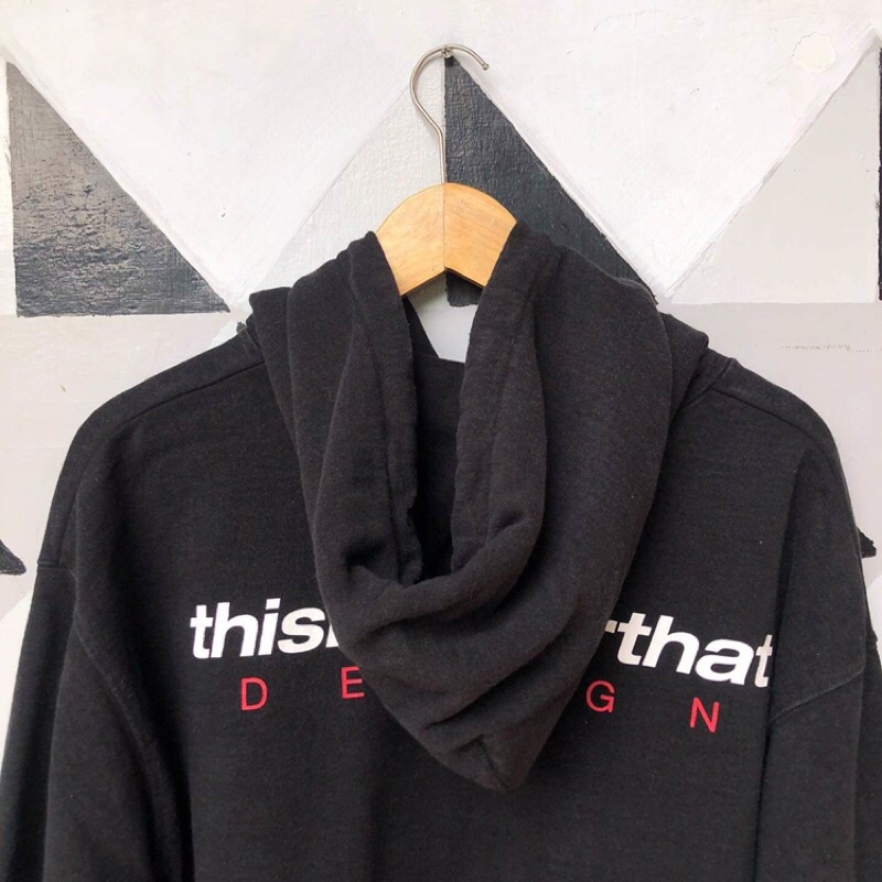 hoodie thisisneverthat backprint big logo
