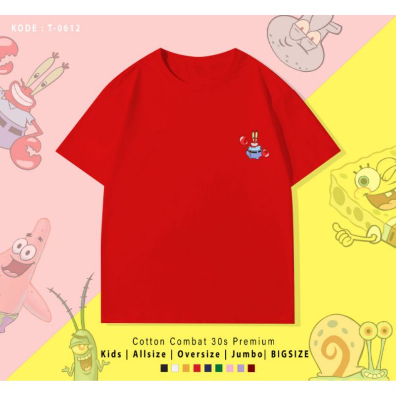 T-SHIRT / TUMBLR TEE SPONGEBOB AND FRIEND / UNISEX COTTON 30S PREMIUM