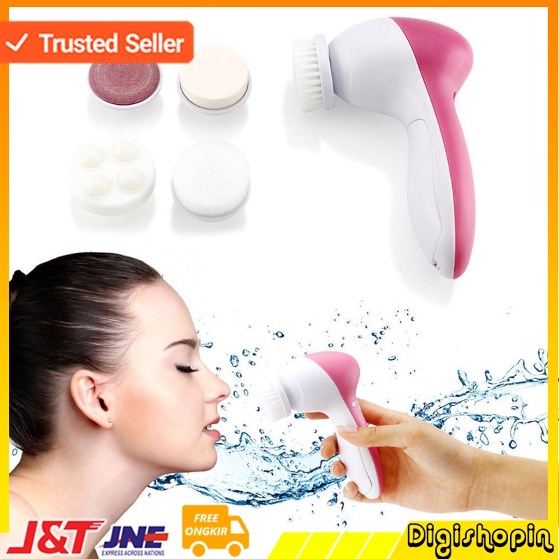 SET Alat Pembersih Wajah Acne Brush Cleanser Muka Dari Debu Kotoran Muka Elektrik Biutte.co Pembersi