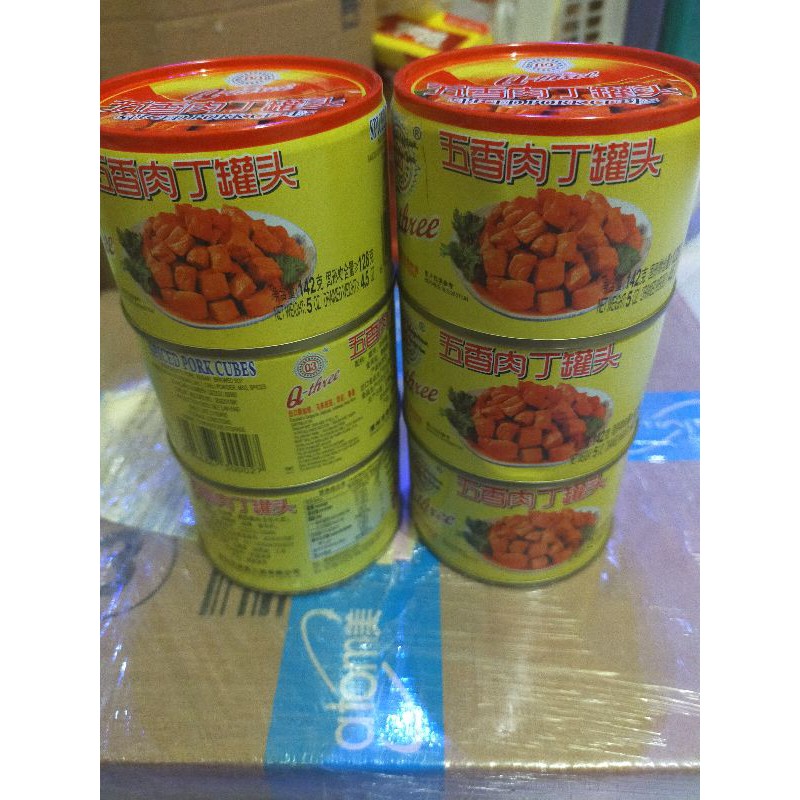 

Q3 spiced pork cubes ( Ba ting)