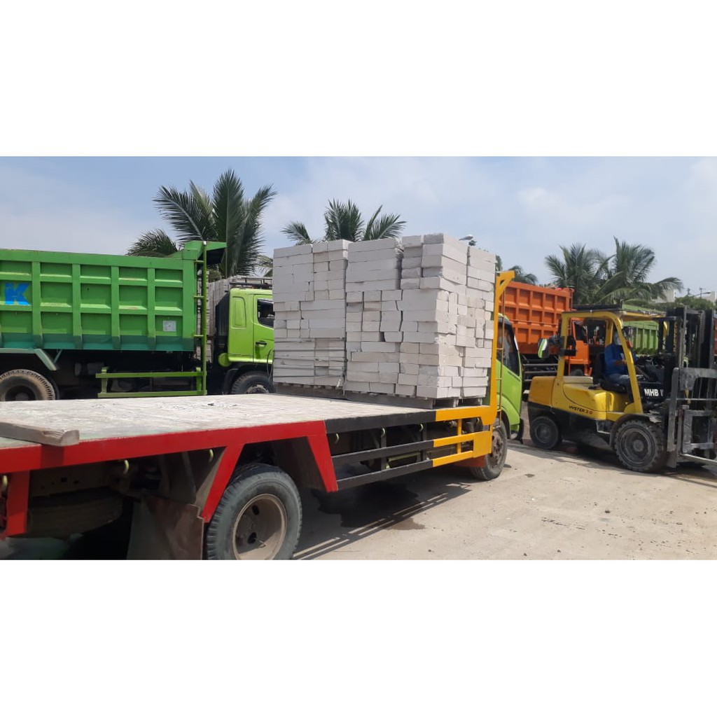 bata ringan rijek uk 7,5x20x60 rata rata patah dua cuci gudang