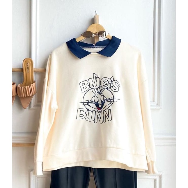 SWEATER WANITA / BUGS BUNN OVERSIZE SWEATER