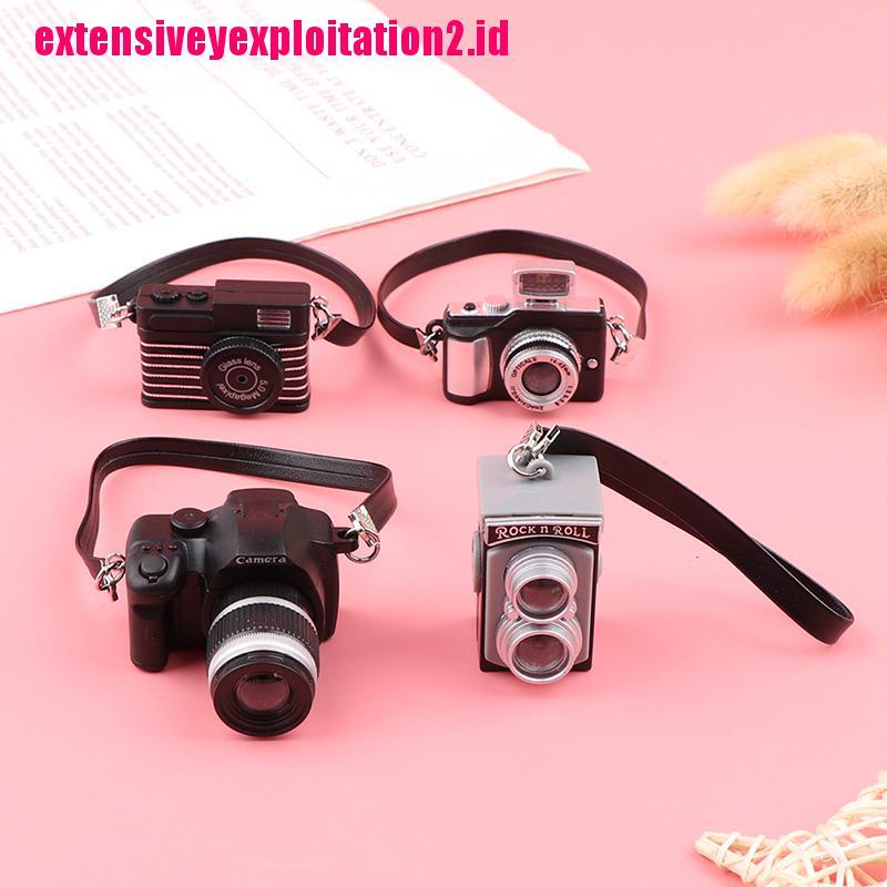 &lt; E2id &amp; &gt; 1Pc Miniatur Kamera SLR Digital Untuk Aksesoris Rumah Boneka