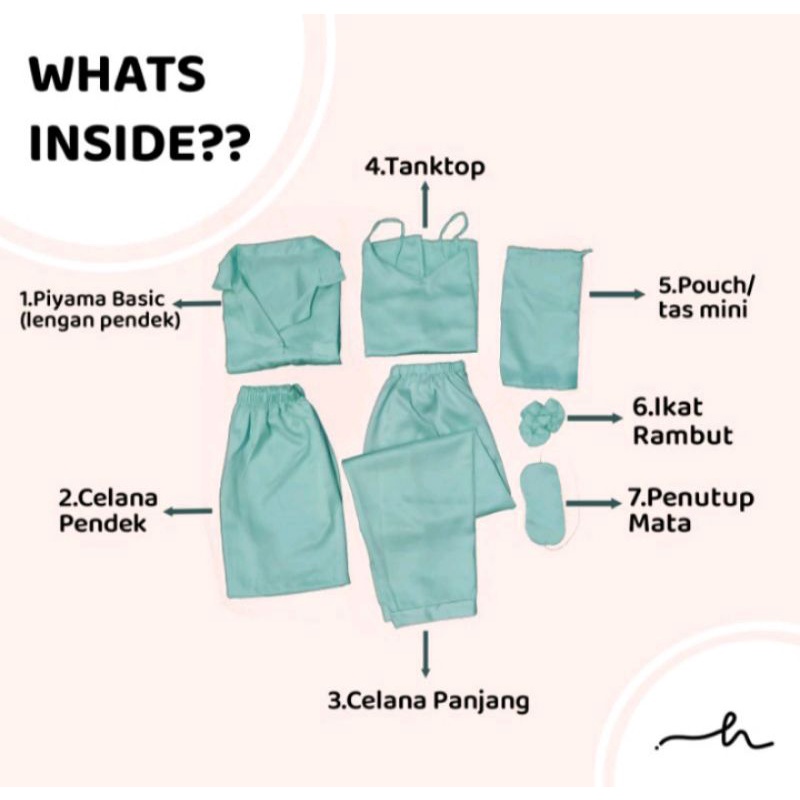 SIGNATURE 7IN1 PIYAMA SET