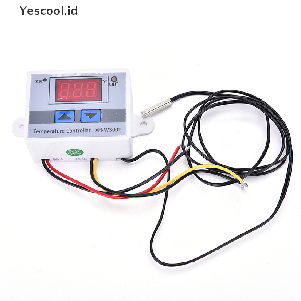 (Yescool) Termostat Pengatur Suhu Digital AC220V 10A