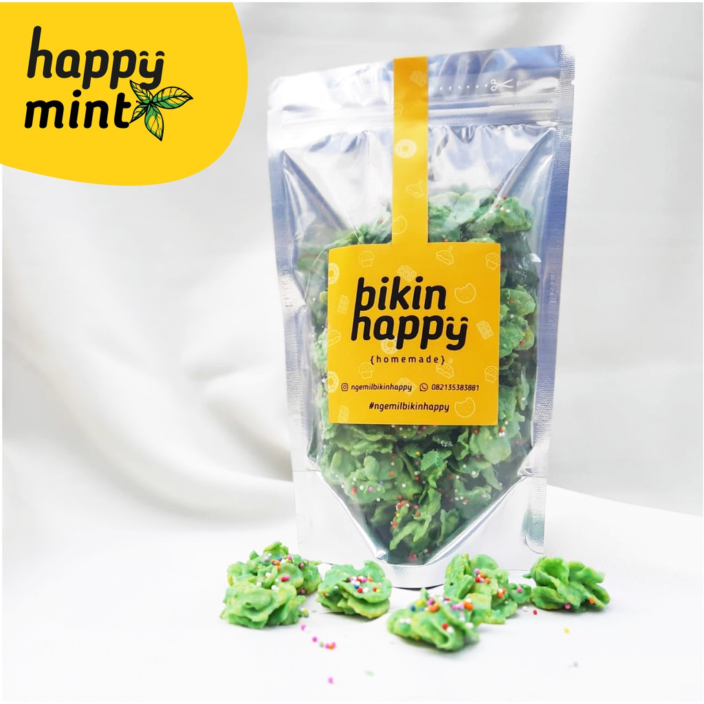 

HAPPY MINT | cemilan | cemilan coklat | coklat | jajan coklat | coklat kriuk
