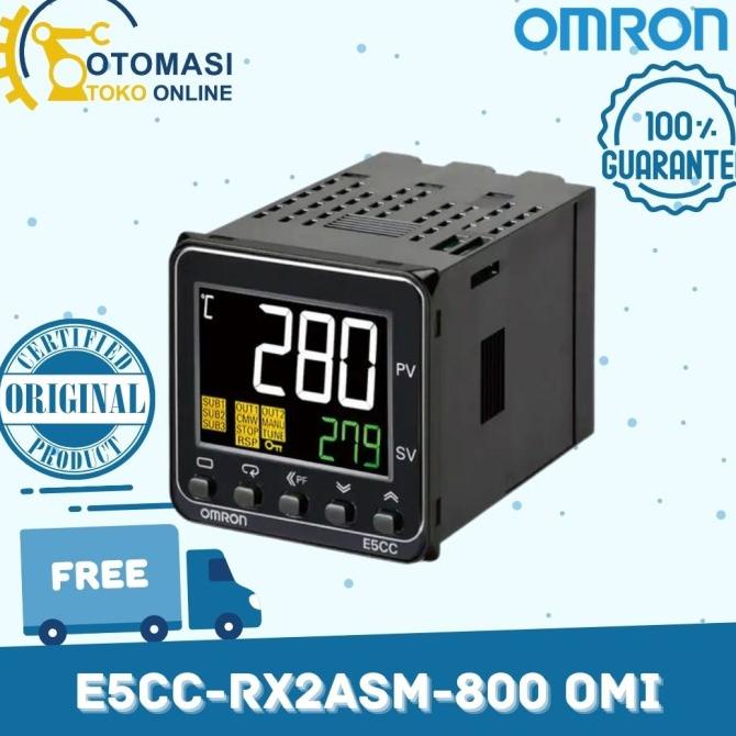 Omron temperature controller E5CC-RX2ASM-800