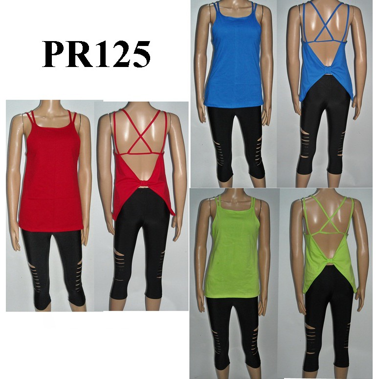 Stelan Baju Senam Zumba Yoga Dance Aerobic kode PR125