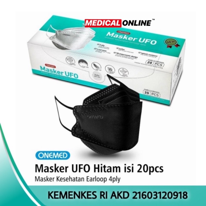 MASKER UFO ONEMED 4 PLY MASKER MEDIS CONVEX MEDICAL ONLINE MEDICALONLINE