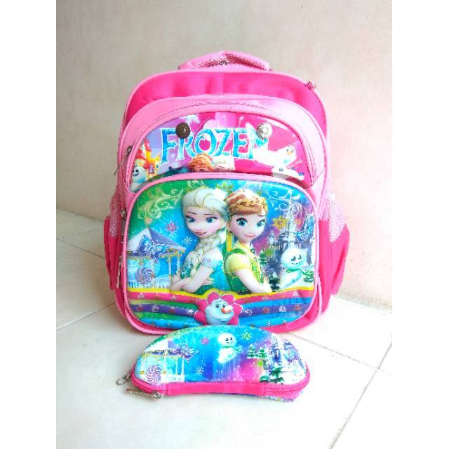 Tas ransel anak sekolah SD frozen