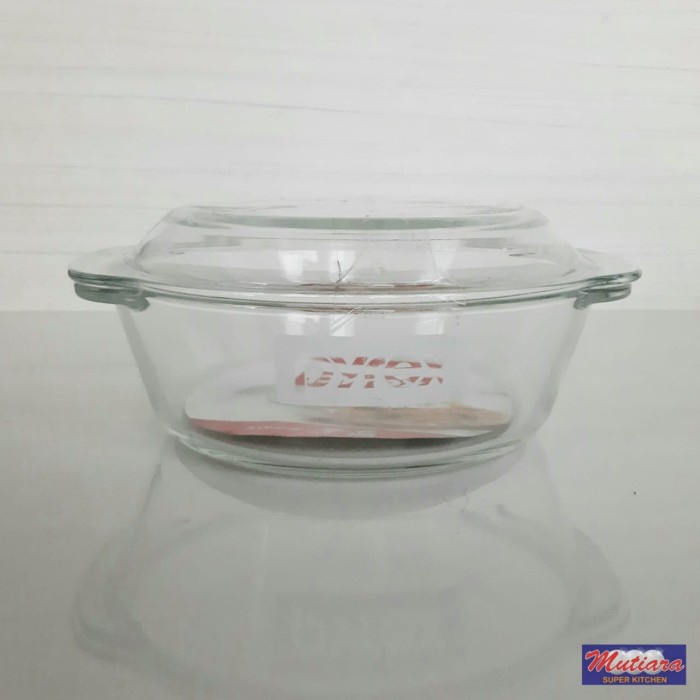 Loyang Kaca - Loyang Kaca Saji Pyrex Covered Casserole 2 Lt