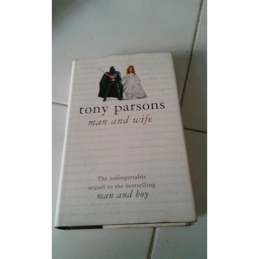 

ORIGINAL Tony Parsons Man and Wife - Hardcover