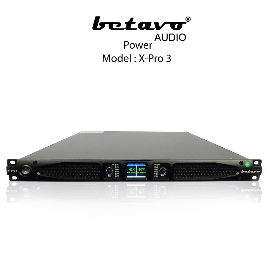 POWER AMPLI BETAVO 2CH X-Pro 3 PROFESSIONAL POWER AMPLIFIER AUDIO PRO