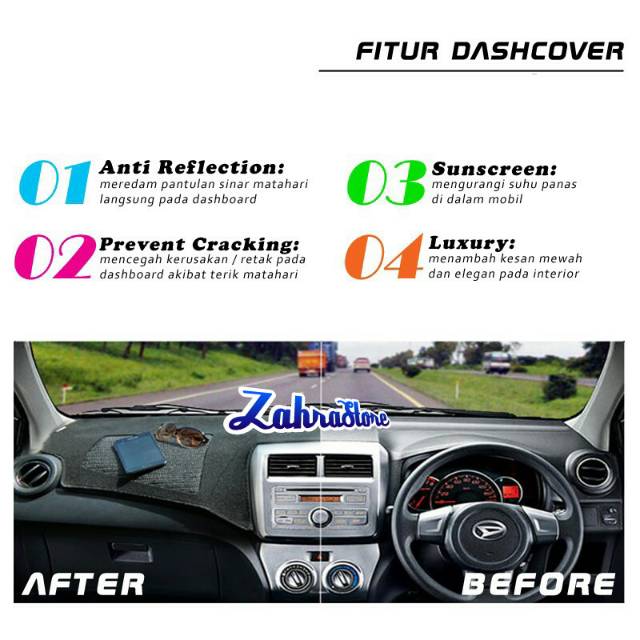 Cover Dashboard Toyota Rush/Terios old 2006-2017