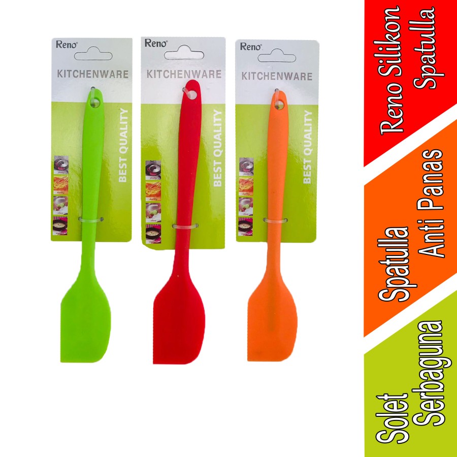 Spatulla Silikon - Spatulla Anti Panas -Reno - Solet Serbaguna