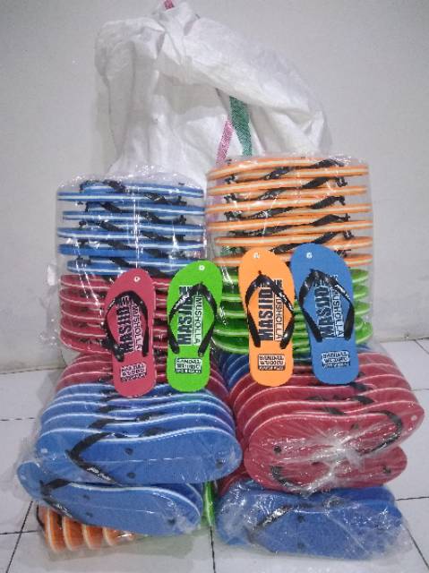 Terlaris Paket 10 Pasang Sandal WUDHU MESJID