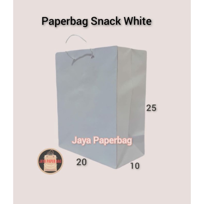 

Paperbag Snack White Series (20×10×25)